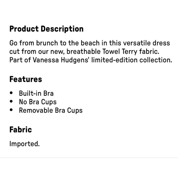 Fabletics Terry Halter Babydoll Dress - Picture 4 of 8